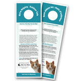 We're Helping Outdoor Cats Doorhanger - 2