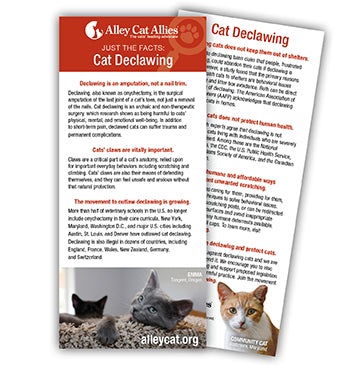 JUST THE FACTS: Declawing