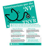 Vets Put the NV in TNVR Postcard (5 pack)