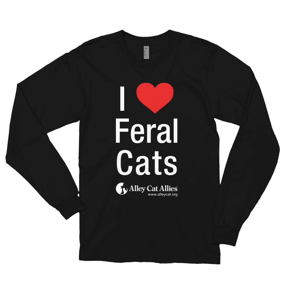 I Heart Feral Cats Long Sleeve T-shirt