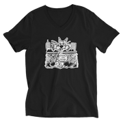 Feral and Proud Throwback V-Neck T-Shirt